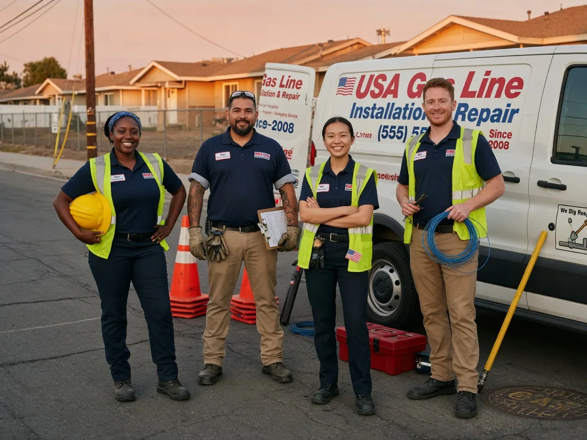 Gas Line Installation company in Benton, MS